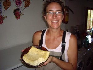 Tara gets a paycheck: Paraguayan cheese!